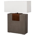 thumbnail image 1 of Modrest Santos 20" Modern Metal & Concrete Table Lamp in Gray/White, 1 of 4