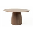 thumbnail image 1 of Modrest Sheridan - Mid-Century Modern Walnut Round Dining Table, 1 of 5
