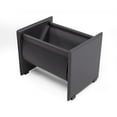 thumbnail image 1 of Modrest Uriah - Modern Grey Magazine Rack, 1 of 3