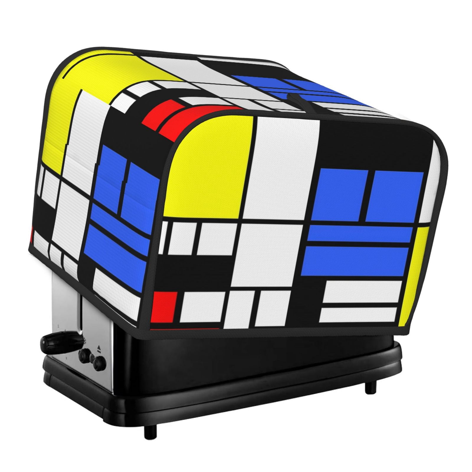 Modrian Inspired Composition With Red Blue And Yellow Essential Toaster ...