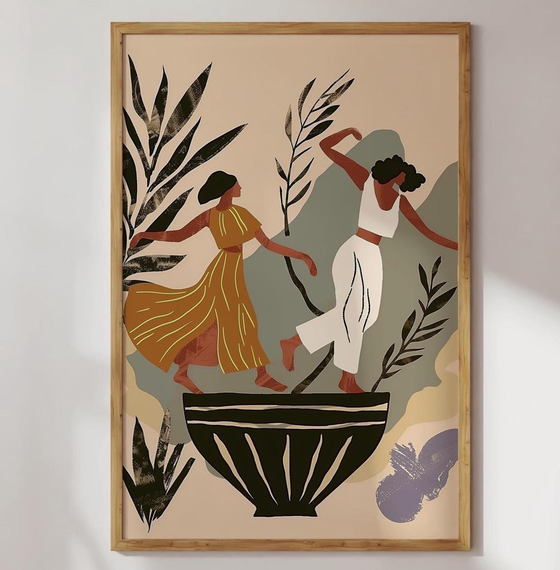 Illustration of Feminine Boho Decor