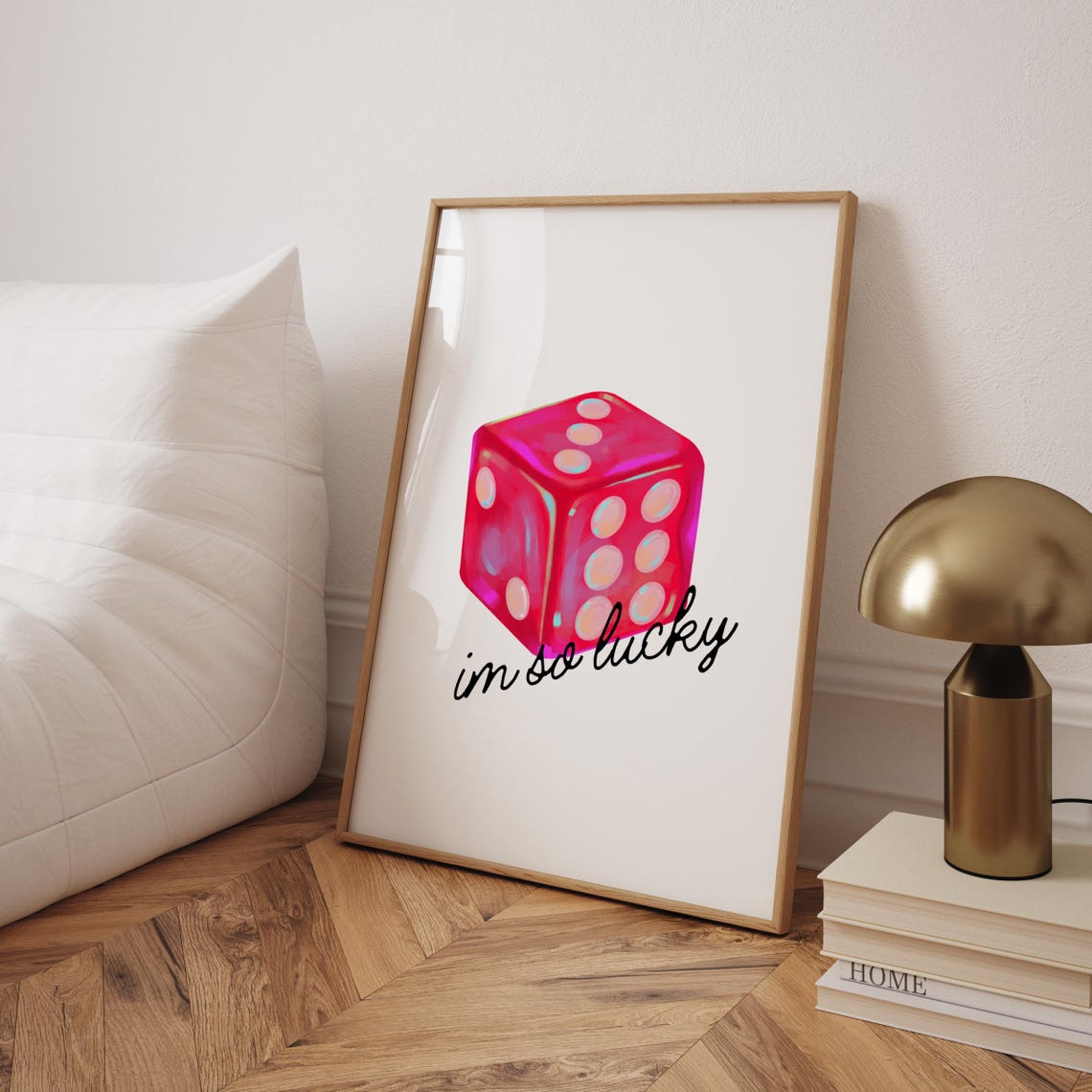 Vibrant Pink & Pastel Geometric Wall Art Poster - Danish Minimalist Room Decor, 12x16 Inches, Unframed