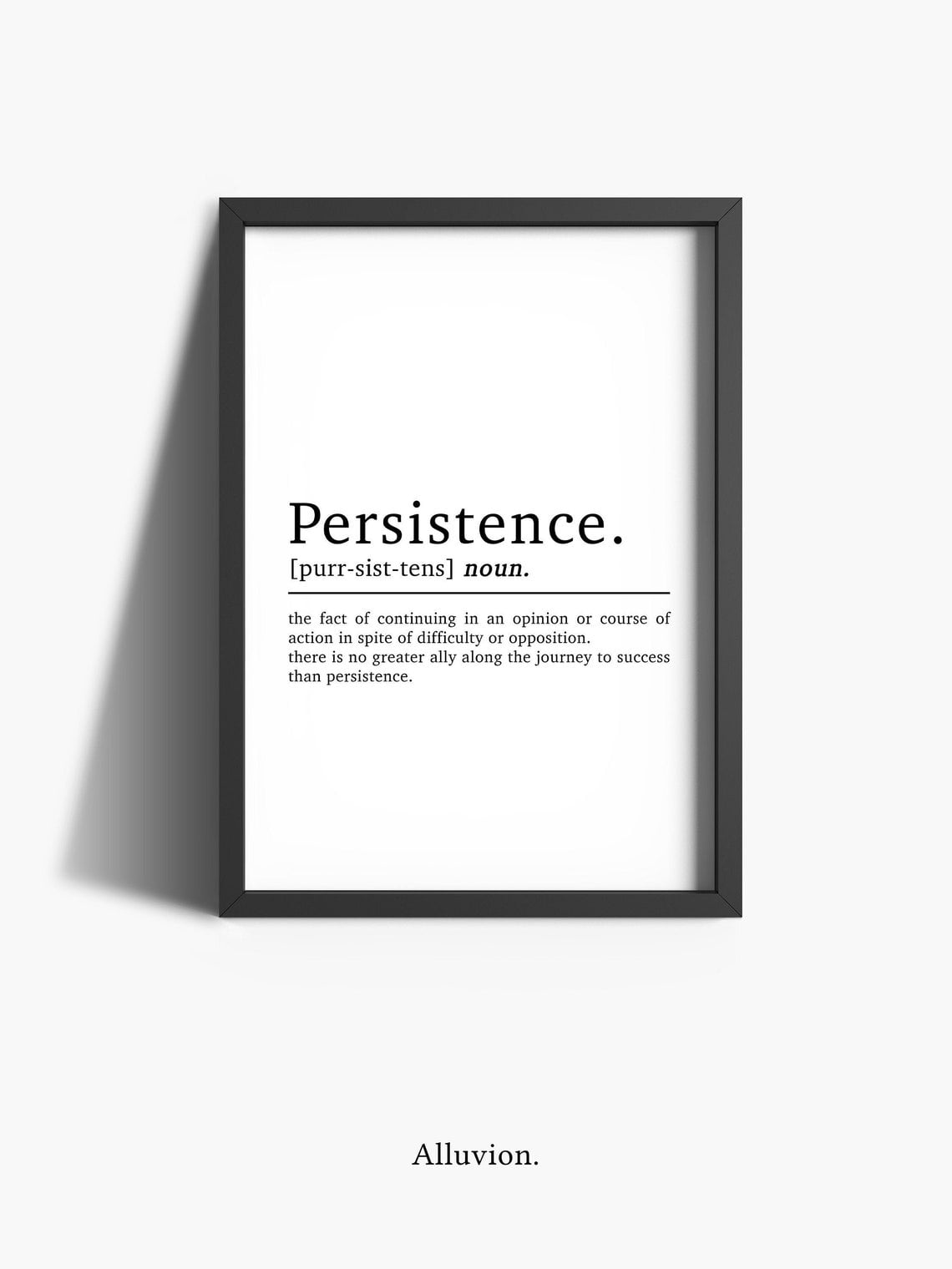 Modroom Persistence Definition Inspirational Office Wall Art Poster ...