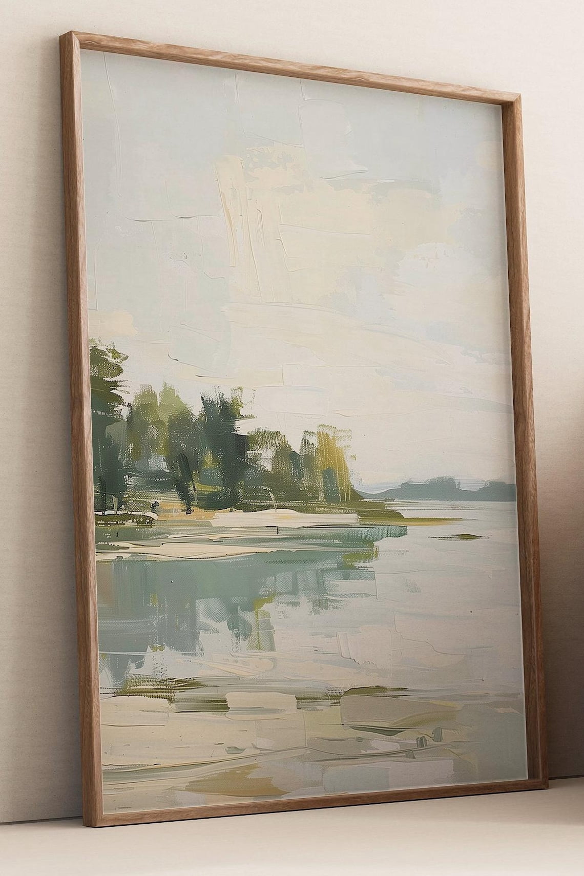 Curated visual reference: Minimalist Tranquility Wall Art Reference: Modroom Serene Westcoast Morning