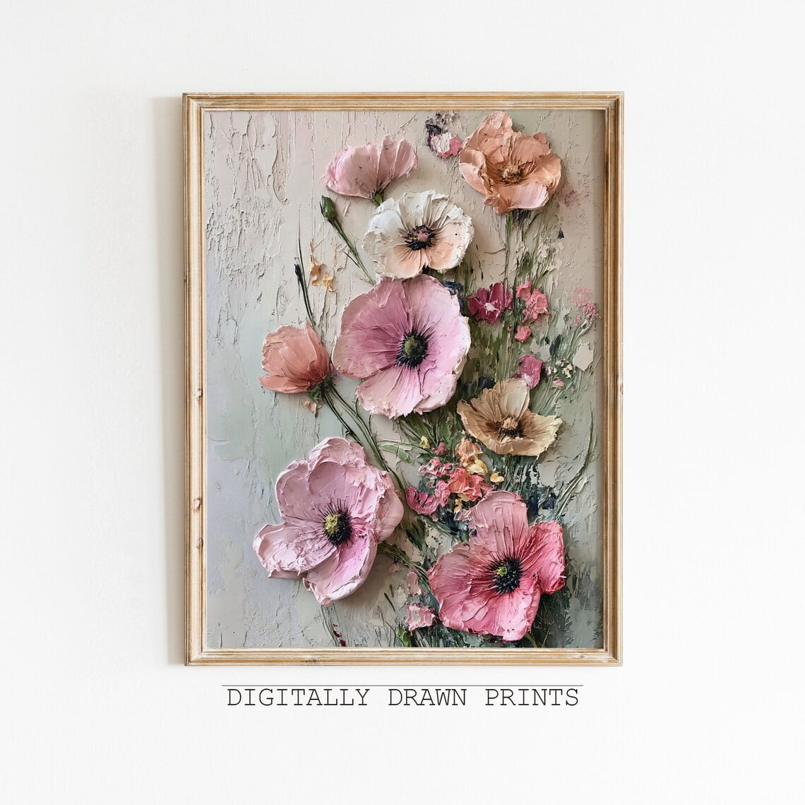 Modroom Vintage Abstract Art, Abstract Botanical, Floral Still Life ...