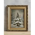 thumbnail image 1 of Modroom Vintage Holiday Tree Print Winter Wall Art Farmhouse Print Neutral Winter Wall Art Holiday Prints Beige Holiday Wall Art, Modern Wall Decor, 8x12 UNFRAMED, 1 of 2