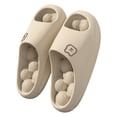 thumbnail image 1 of Modstep Bubble Shower Shoes for Women with Drain Holes Non Slip Quick Drying Slides Cloud Comfortable Massage Shower Sandals 10 Brown, 1 of 5