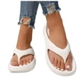 thumbnail image 1 of Modstep Mens Womens Recovery Sandals Arch Support Plantar Fasciitis Slides Orthopedic Slip on Summer Pool Beach Shoes White size 9, 1 of 7