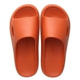 thumbnail image 1 of Modstep Pillow Slippers for Women and Men Non Slip Cushioned Sole Shower Slides Quick Drying Bathroom Sandals Summer Flat Shoes Orange size 10, 1 of 5