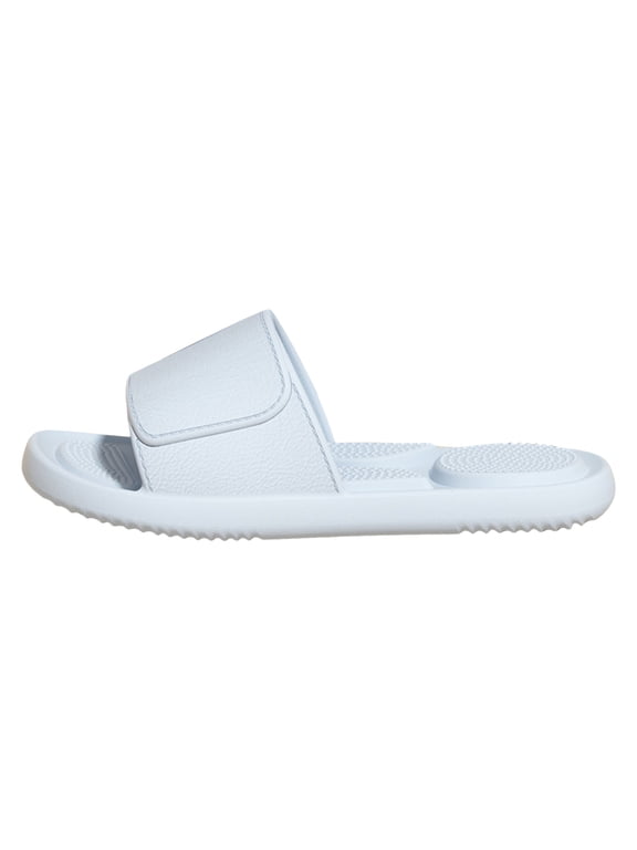 Cloud Slides for Women Men Indoor Quick Drying Shower Shoes Plantar Fasciitis Comfortable Sandals Non Slip Slippers size 6 Blue