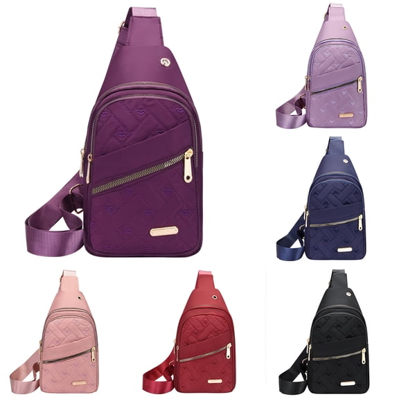 Modstep Crossbody Bags for Women Sling Purses for Men Portable Shoulder Bag with Adjustable Shoulder Strap for Outdoor Sport Black