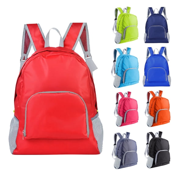 Modstep Foldable Backpack for Women Men Lightweight Waterproof Daypack Large Capacity Outdoor Sports Schoolbags Blue