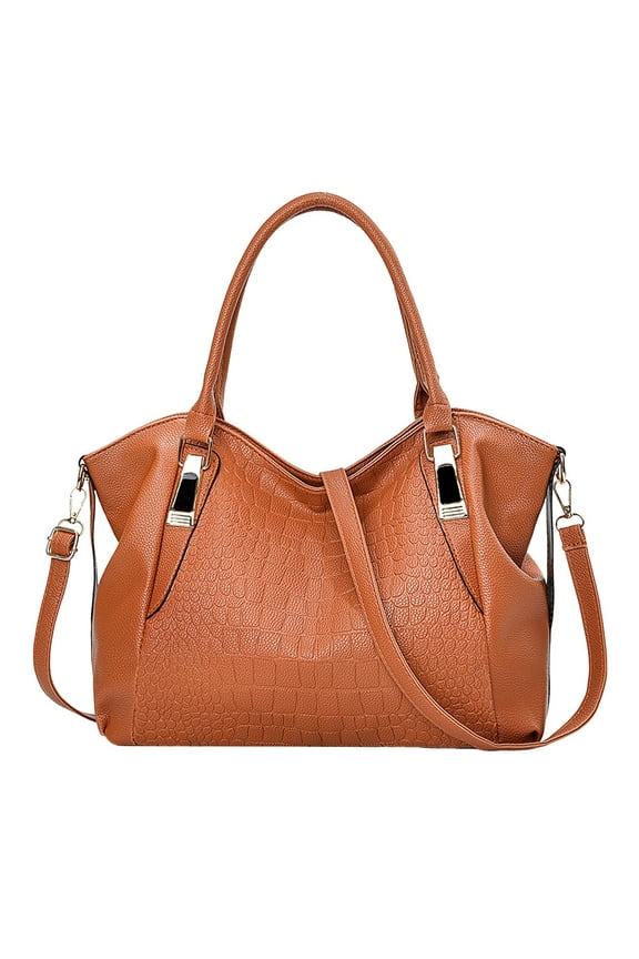 Leather Shoulder Purses for Women Fashion Top Handle Satchel Soft Tote Crossbody Bag Ladies Daily Shopping Handbags with Adjustable Strap Yellow