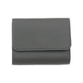 thumbnail image 1 of Modstep Leather Small Wallet Purses for Women Men ID Window RFID Blocking Bifold Credit Card Holder Students Portable Pocket Grey, 1 of 5