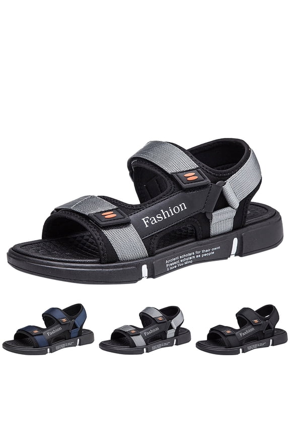 Men's Sandals Hiking Sports Slide Shoes with Arch Support Summer Open Toe Athletic Sandal Camping Outdoor Walking Shoes Blue 9.5