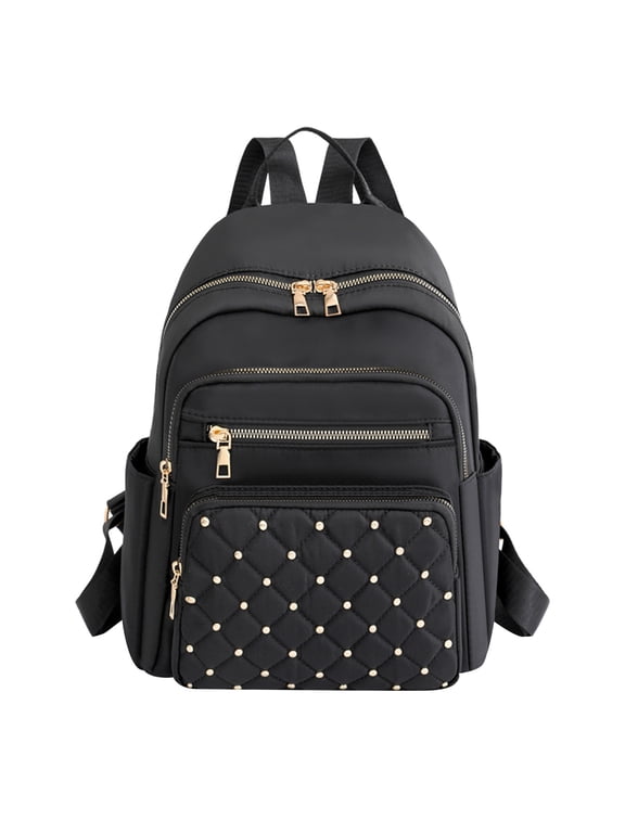 Mini Backpack Purse for Women Nylon Hiking Anti Theft Daypack Waterproof Fashion College Bookbag with Top Handle