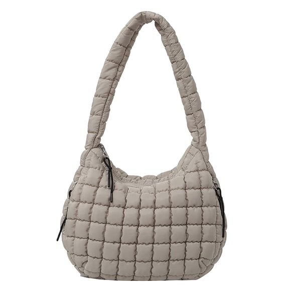 Modstep Quilted Puffy Tote Bag for Women Medium Lightweight Shoulder Crossbody Bags Travel Shopping Handbags