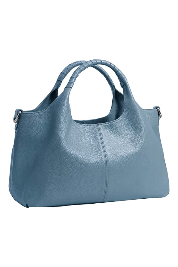 Retro Leather Purses for Women Top Handle Satchel Handbags Detachable Strap Crossbody Shoulder Bags Medium Tote Bag