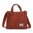 thumbnail image 1 of Modstep Women's Crossbody Bags Casual Canvas Tote Handbags with Adjustable Shoulder Strap College Students Shopping Purses Red, 1 of 5