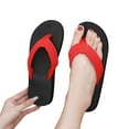 thumbnail image 1 of Modstep Women's Arch Support Flip Flops Summer Beach Thong Sandals Comfortable Casual Slip on Indoor Slides Flat Shoes Size 9 Red, 1 of 6