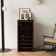 thumbnail image 1 of Modular 32 Wine Cabinet - Brown Walnut Buffet For Aficionados Contemporary Design, 1 of 7