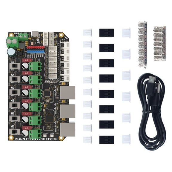 Modular 6-Channel USB Expansion Board with Adjustable 7.5A Output for Automation