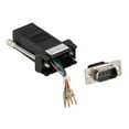 thumbnail image 1 of Modular Adapter Kit DB9 Male to RJ-45 - Black, 1 of 1