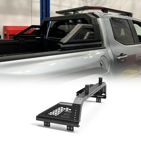 Modular Adjustable Full-size Pickup Roll bar Overland Bed Rack For Chevrolet S-10/GMC Sonoma/Chevy Colorado/GMC Canyon/Ford Ranger/Jeep/Toyota Tacoma Tundra/Nissan Frontier Titan