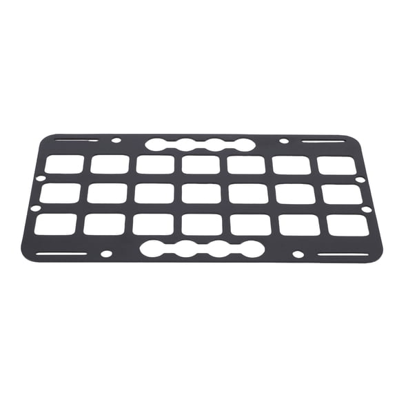 Modular Aluminum Truck Bed Storage Panel Cargo Luggage Carrier Rack for L Track Rails 11.02 x 5.98 Inches / 280 x 152 mm Quick Release Trunk Organizer Board Utility Shelf for Pickup Trucks SUVs