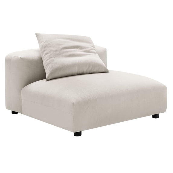 Modular Armless Chair, Gray, Fabric, Living Room Lounge Cafe Lobby Hospitality Restaurant, Modern Contemporary, HB37161