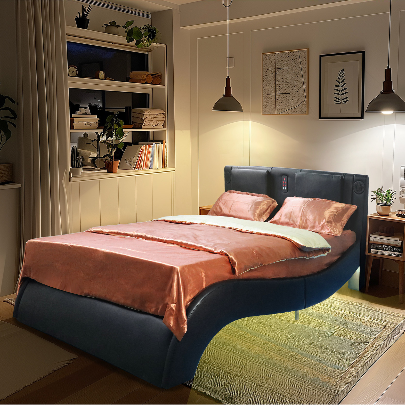 Modular Bed Design & External Control Panel | Bluetooth - Controlled ...