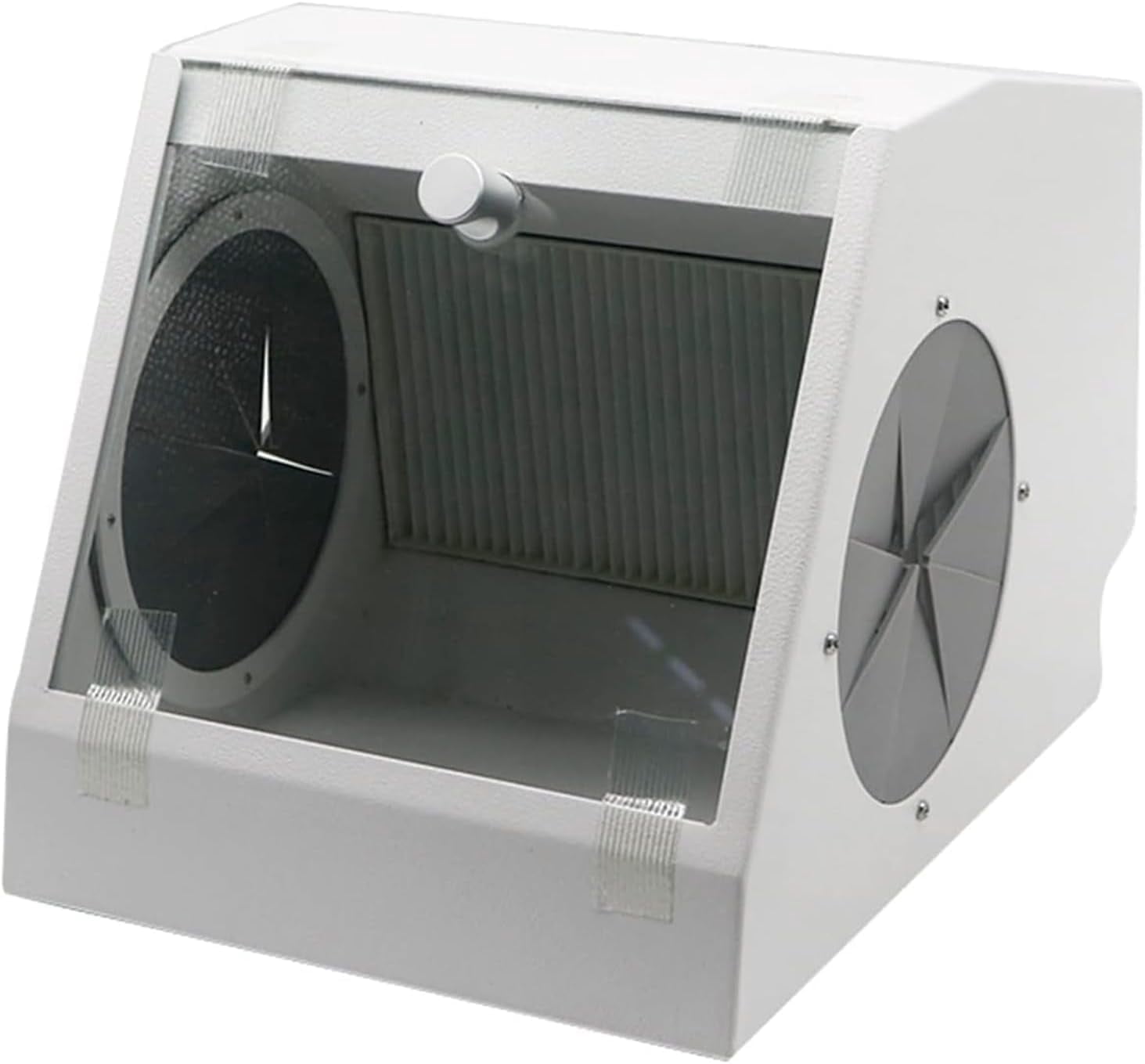 Modular Blast Cabinet, Dental Lab Clinic Dust Collector with 5500K LED Light Source, Dust Will Not Escape During Sandblasting, for Sandblasting LappingEngravingoperation