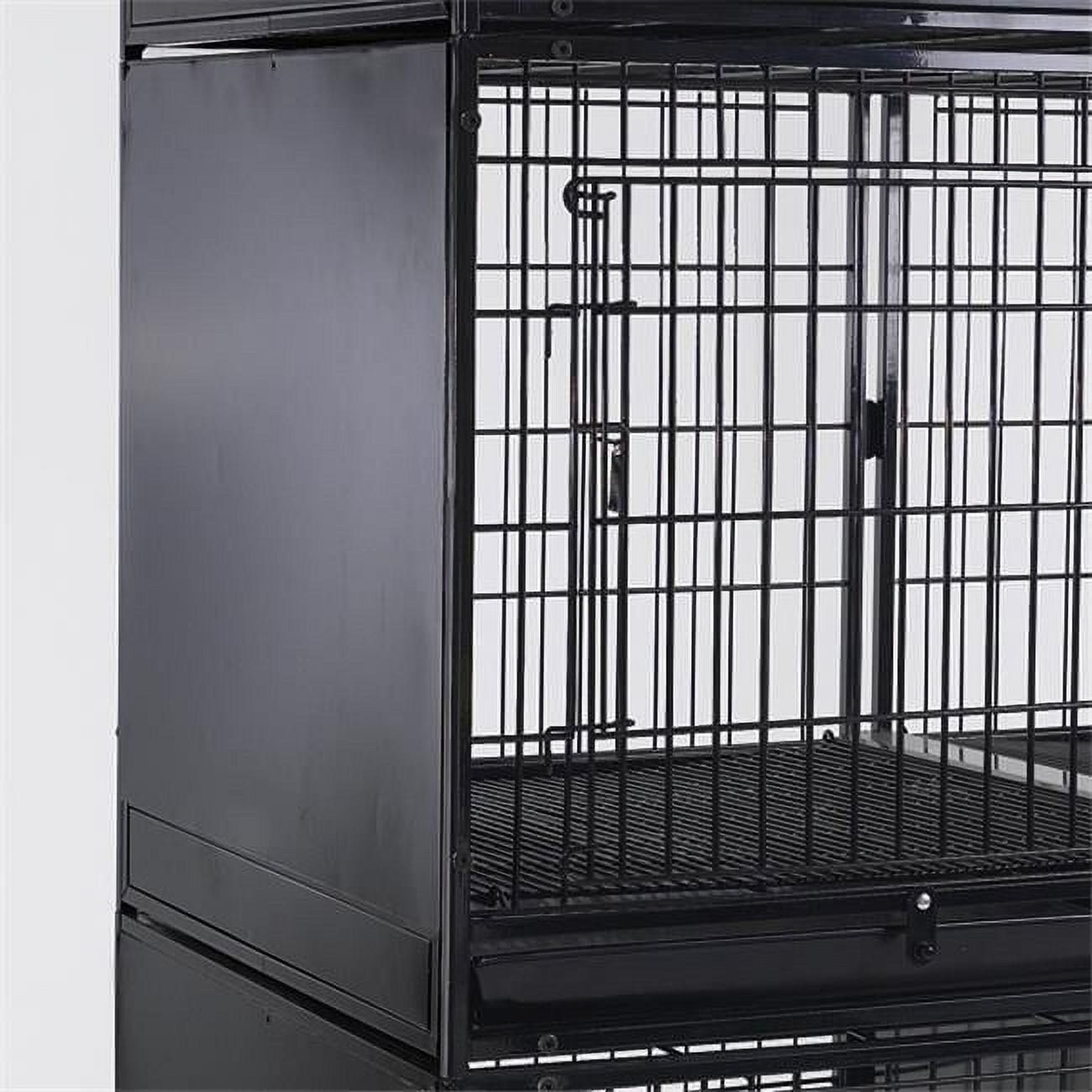 Modular Cage Side Panels 2/Set Black S - Walmart.com