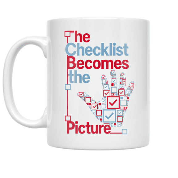 Modular Checklist Artwork - Productivity Enthusiast - 11 oz Ceramic Coffee Mug