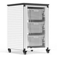 Modular Classroom Storage Single module with 3 large bins
