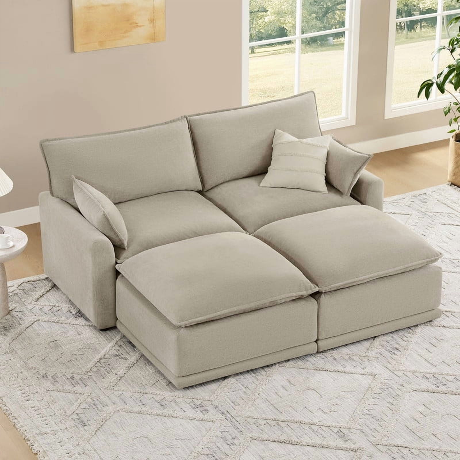Modular Cloud Couch Oversized Sectional Sofa for Living Room - Walmart.com