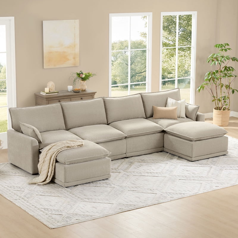 Modular Cloud Couch Oversized Sectional Sofa for Living Room - Walmart.com