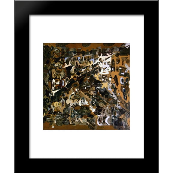 Modular Composition III 20x24 Framed Art Print by Nutiu, Romul