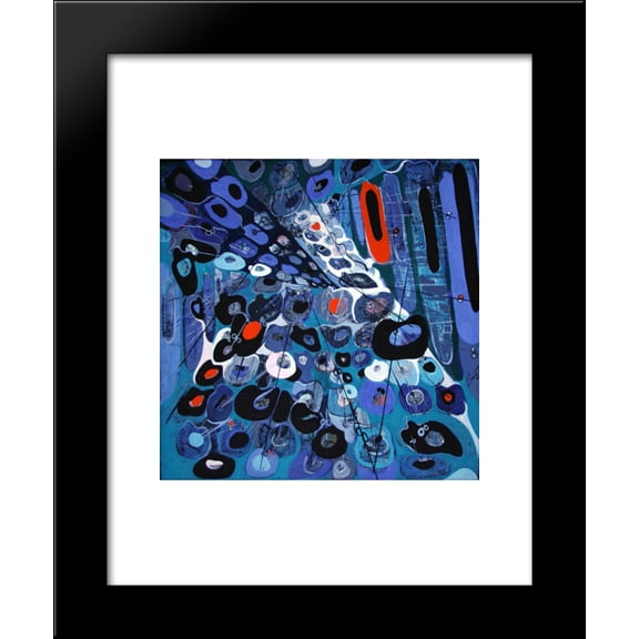 Modular Composition IV 20x24 Framed Art Print by Nutiu, Romul