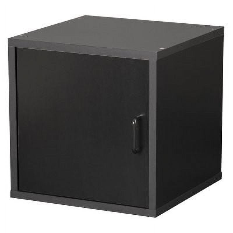 Modular Cube With Door, Black - image 1 of 5