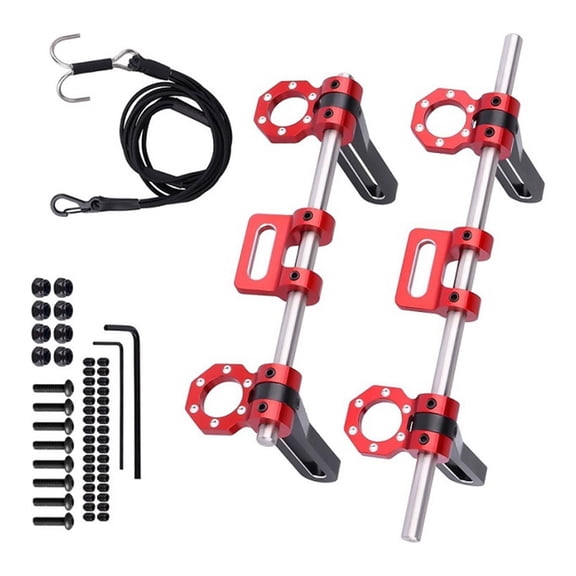Modular Customizable Bumper Set for 1/10 Scale Vehicles, Enhanced Stability & Easy Installation Design