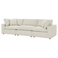 thumbnail image 1 of Modular Deep Sofa, Beige, Fabric, Modern Contemporary, Living Lounge Cafe Room Hotel Lobby Hospitality, 1 of 10