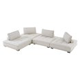 thumbnail image 1 of Modular Deep Tufted Sectional Sofa Set, Beige, Fabric, Modern Contemporary French Country, Living Lounge Cafe Room Hotel Lobby Hospitality, 1 of 10