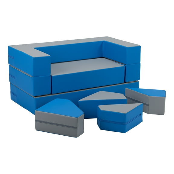 Modular Floor Sofa Flexible, Comfortable Seating for Learning and Play in Preschool, Daycare, and Home