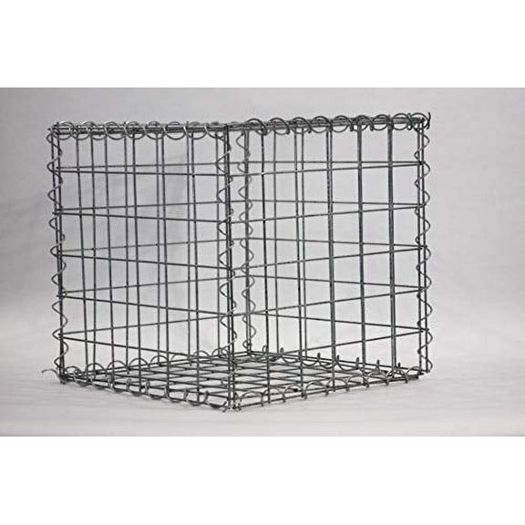 Modular Gabion 3 x 3 mesh, 4mm Wire, Galvanized Steel 36 x 15 x 15