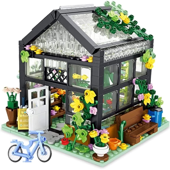 Greenhouse Flower Garden Building Blocks Set | General Jim's Toys & Bricks | GJ-GH