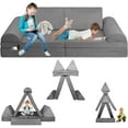 thumbnail image 1 of Modular Kids Couch Sofa,Couch for Toddler and Baby Playroom/Bedroom,Perfect Toddler & Baby Couch for Play & Lounging,Ideal for Boys & Girls.Large, 1 of 3