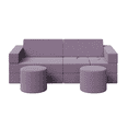 thumbnail image 1 of Modular Kids Play Couch 13Pcs Toddler Floor Sofa, Sectional Couch for Children, Bedroom Playroom Furniture, Convertible Foam Floor Cushion, 1 of 7