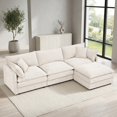 Modular L Shaped Sectional Sofa, 102 Inch 3-Seater Cloud Couch ...