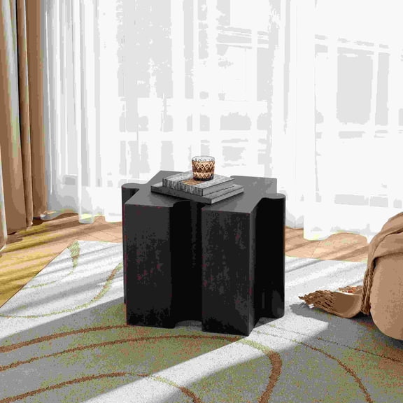 Modular MGO Side Table for Outdoor Patio, Antique Copper Puzzle Table 15.5x15.5x17.75 Inches, Combine Multiple for Custom Layouts